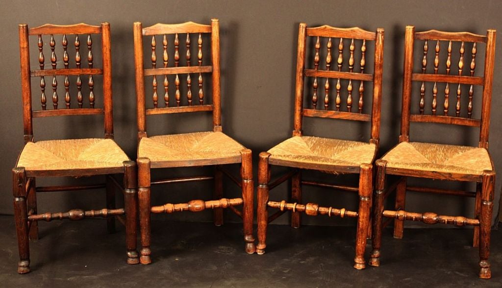 English SpindleBack Chairs For Sale at 1stdibs