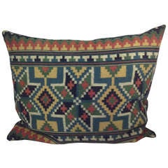 Pillow Made of Swedish 19th Century Fabric