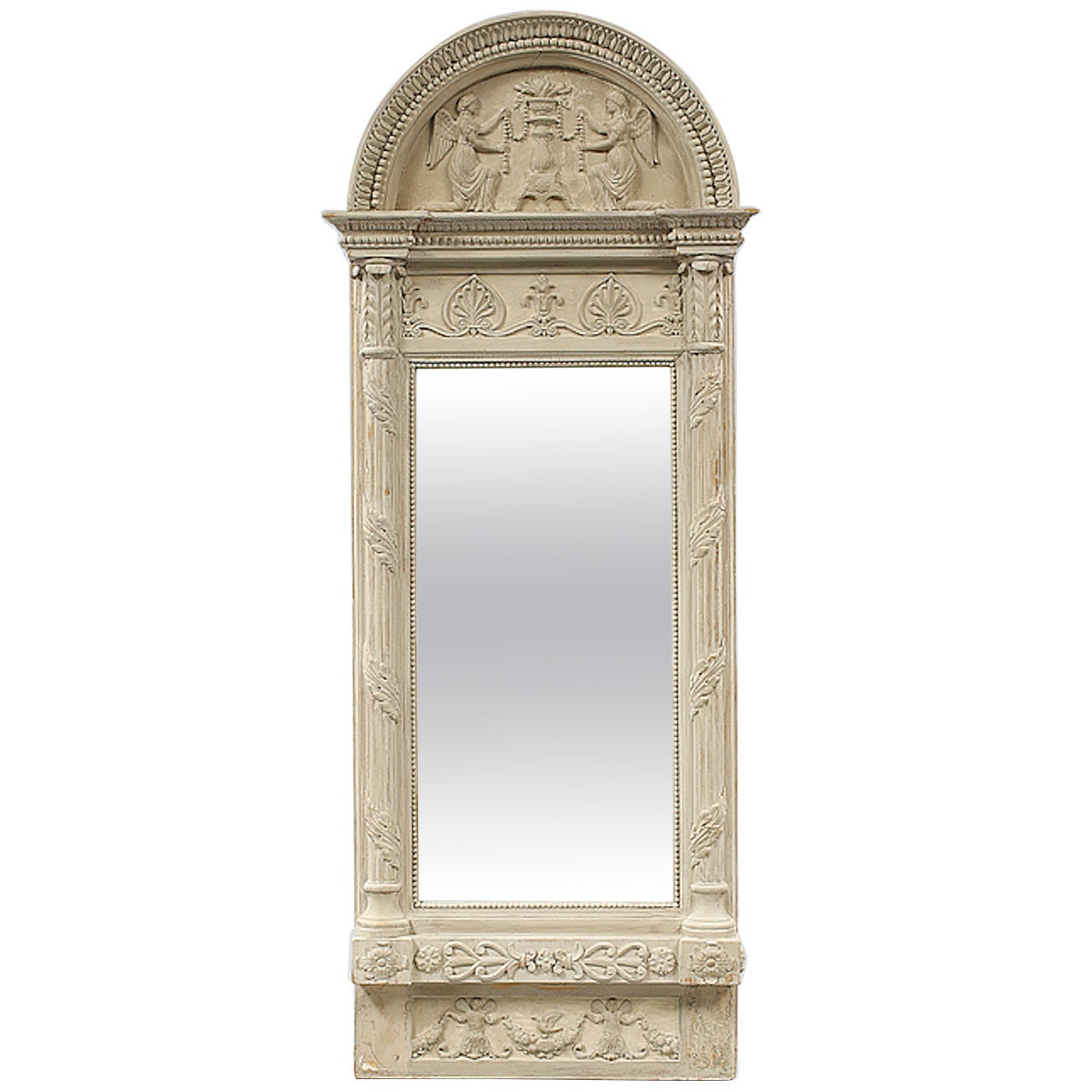 Empire Mirror Signed Petter Gustaf Bylander