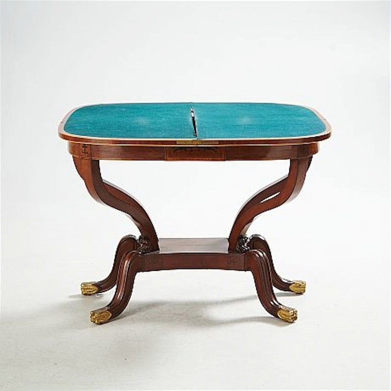 French  Empire Game Table 