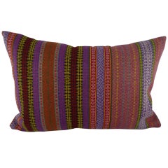 Pillow Made From 19th Century Swedish Fabric