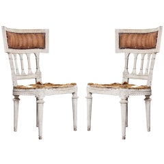 Pair of Late Gustavian Chairs