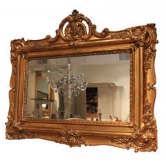 A Swedish Rococo Style Mirror
