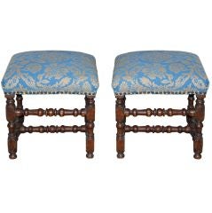 A pair of Swedish Baroque Stools 6
