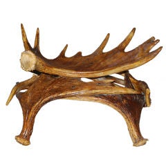 Moose Horn Stool