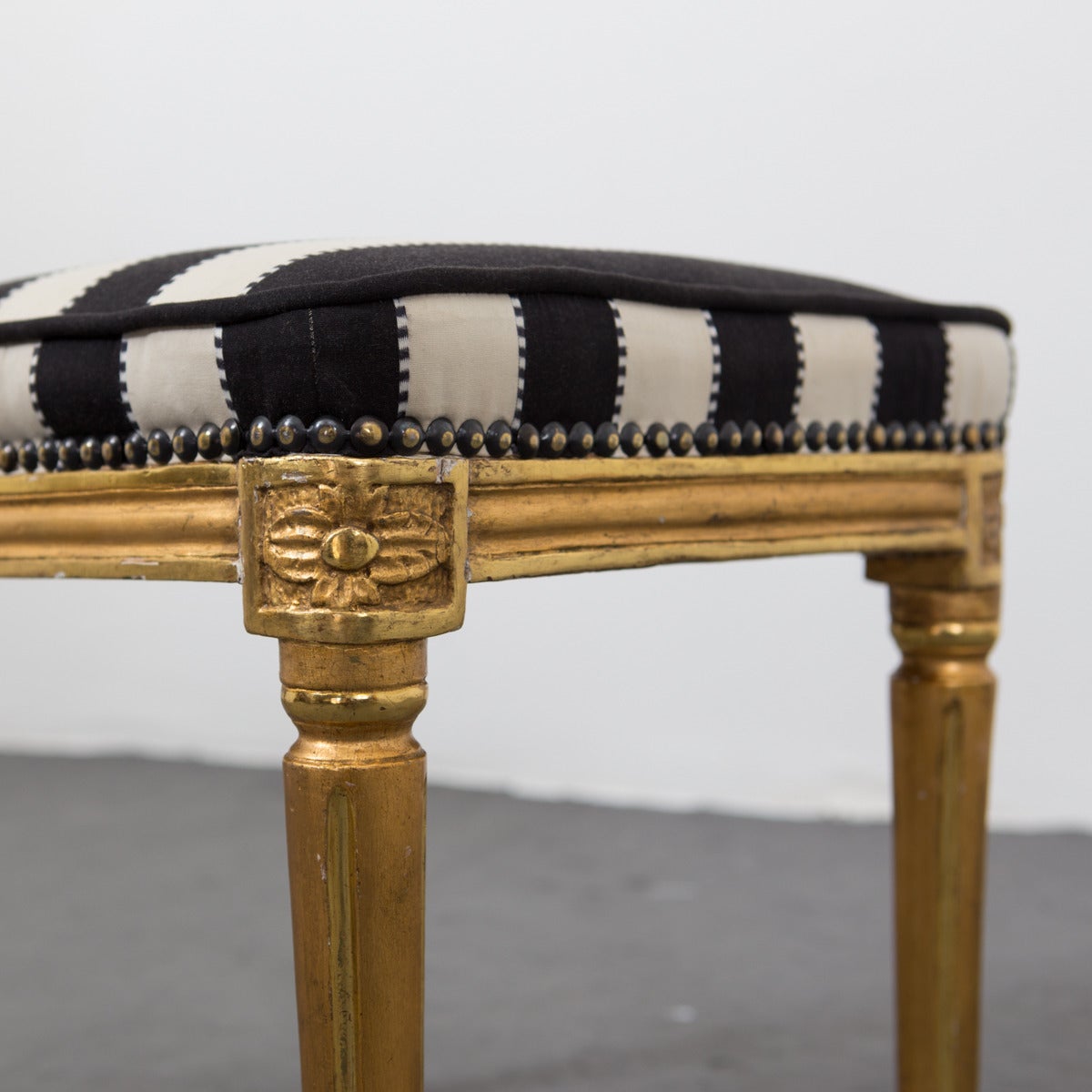 Giltwood Swedish Gilt Wood Gustavian Stool