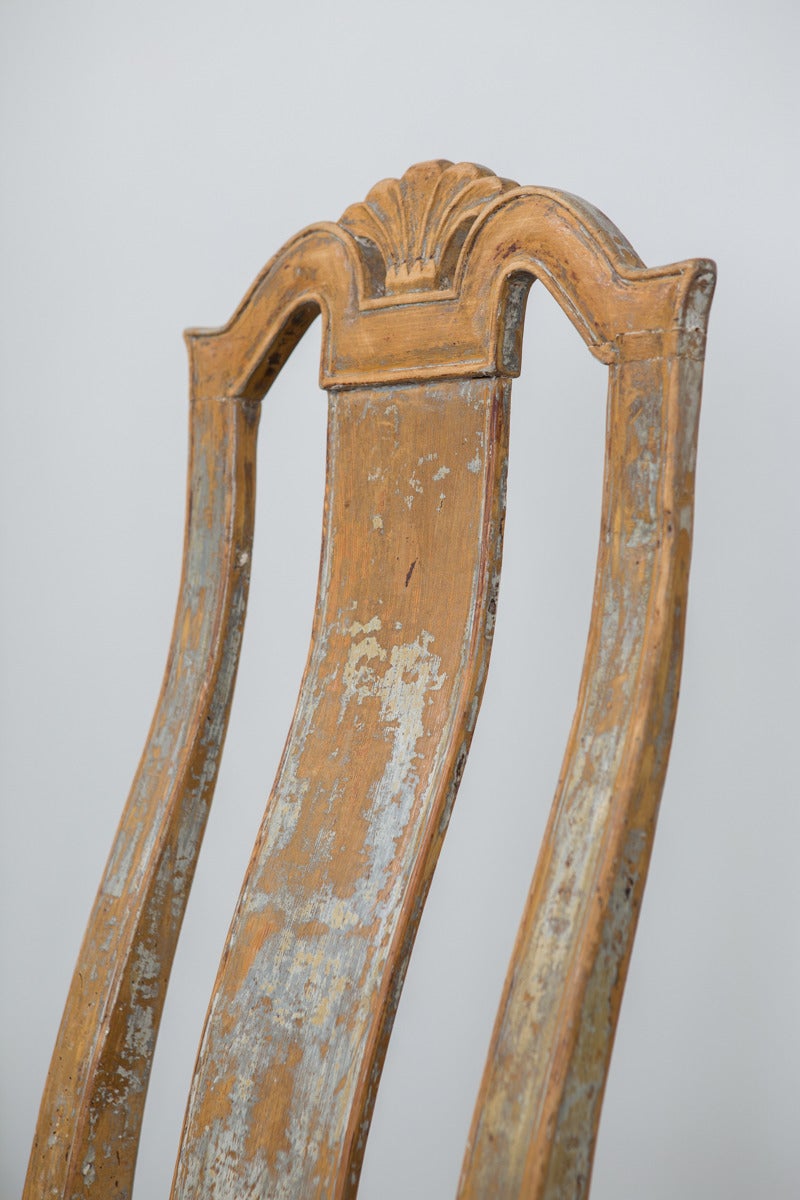 Pair of Swedish Baroque Chairs 4