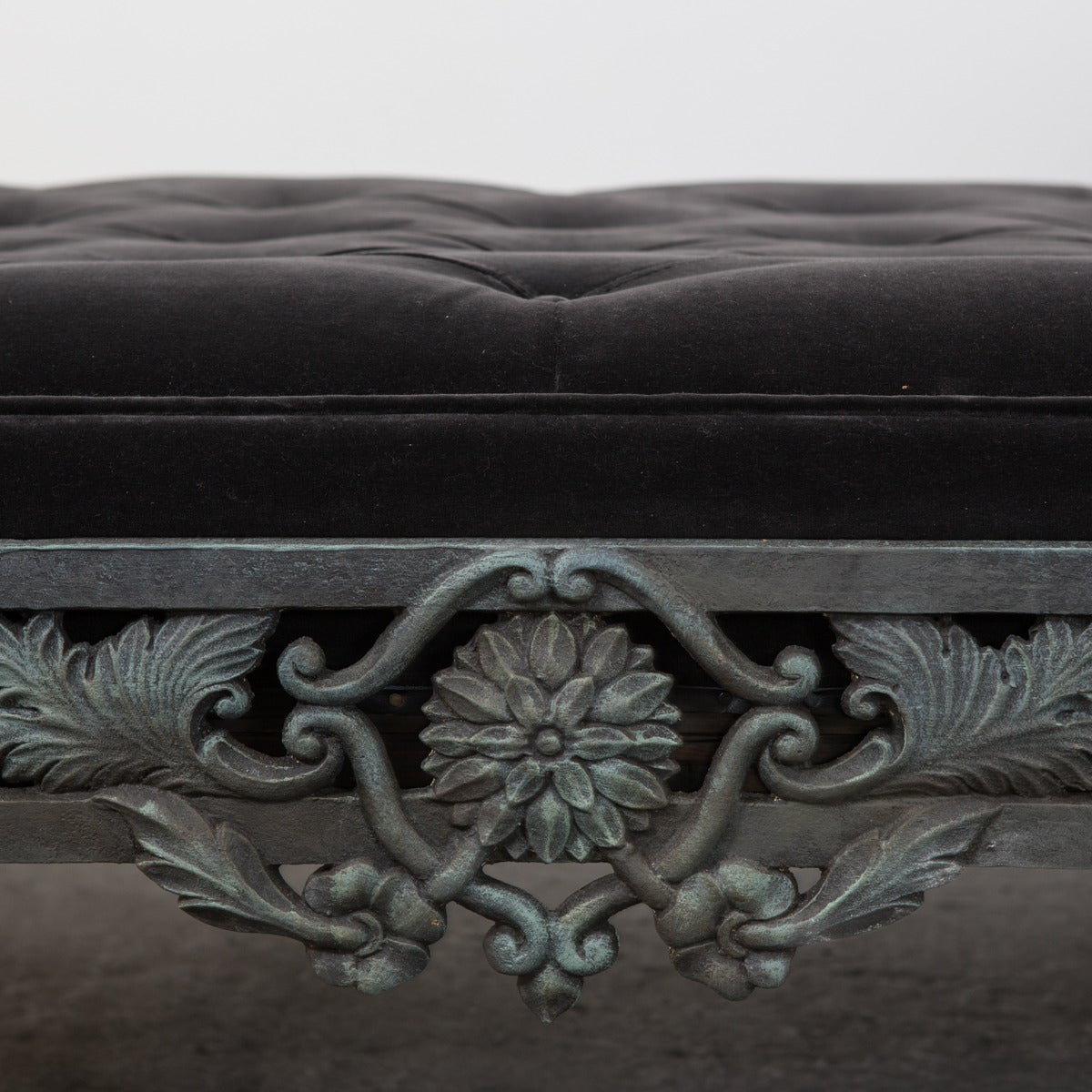 20th Century Daybed French Rococo Style Cast Iron France