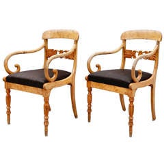 Pair of Biedermeier Armchairs