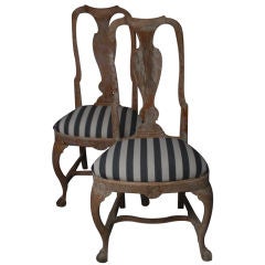 A pair of Swedish Rococo Chairs