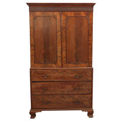 English Mahogany Cabinet, 18th Century 8