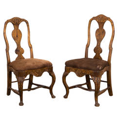 Pair of Fine Rococo Side Chairs