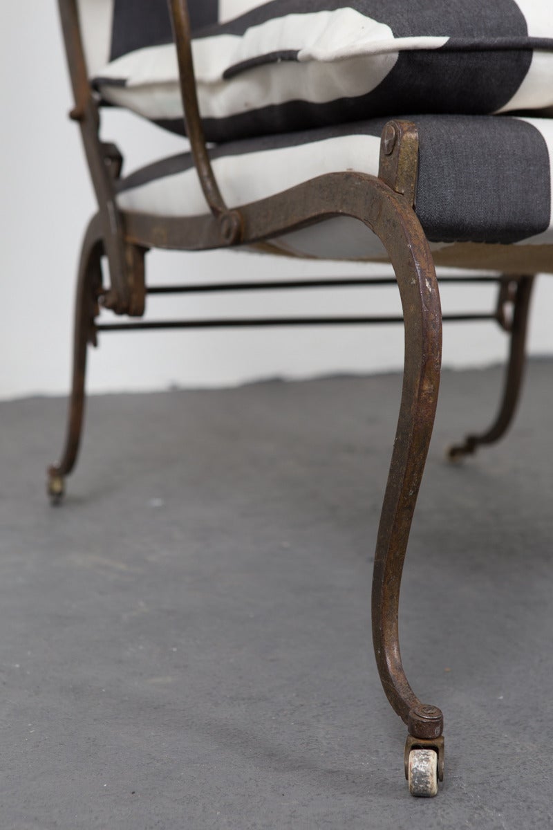 Metal Frame Chair 19th Century In Good Condition In New York, NY