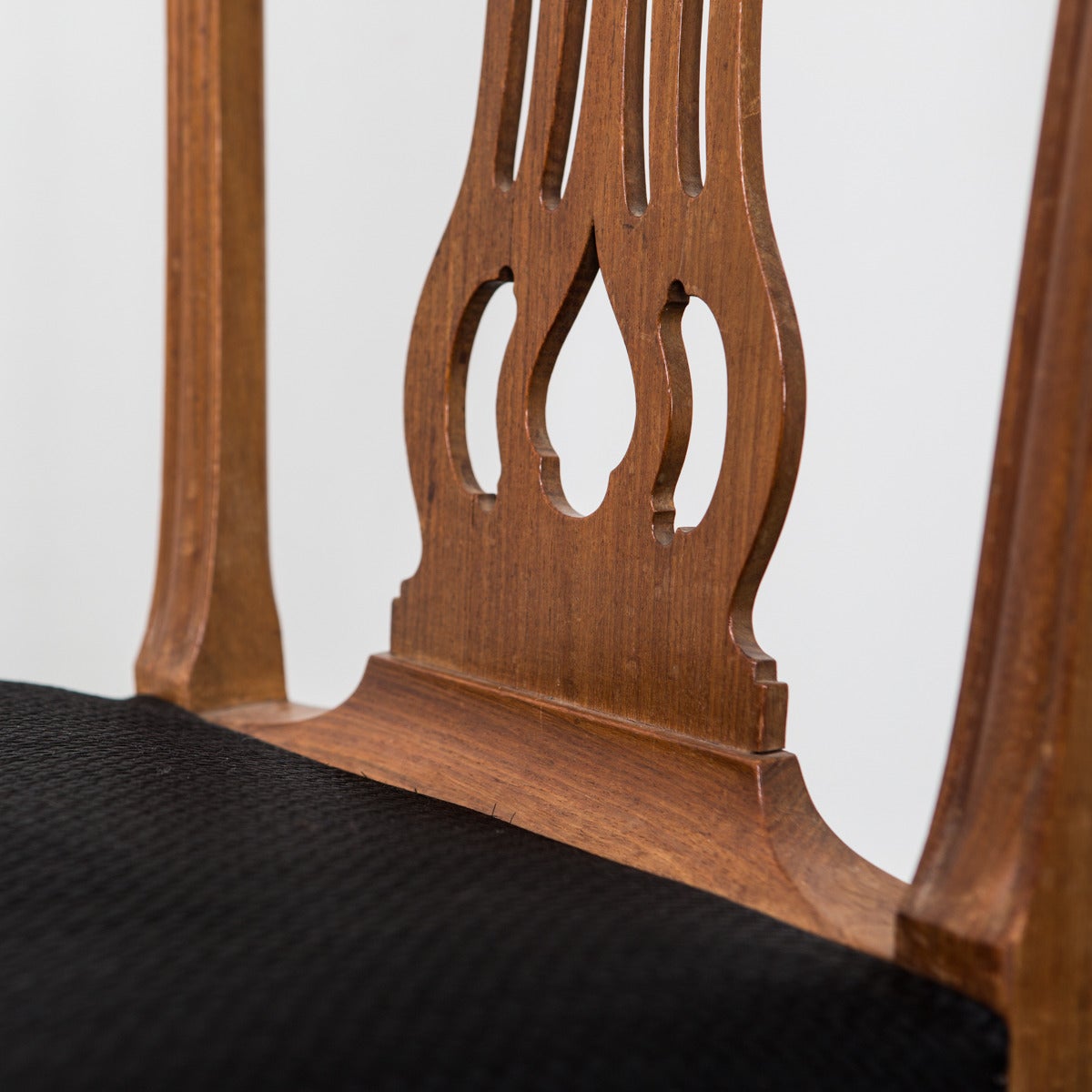 Dining Chairs English 19th Century Set of 6 Wood Black England 3