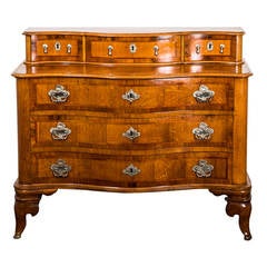 Chest of Drawers in Late Baroque Style with Silver Hardware 10