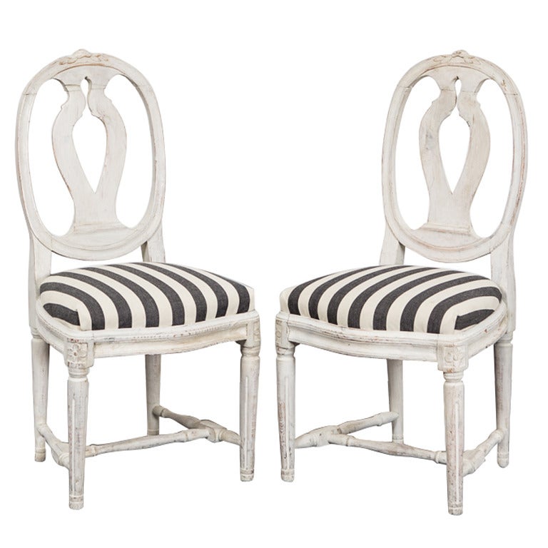 Chairs Side Chairs Swedish 18th Century Gustavian Period Sweden
