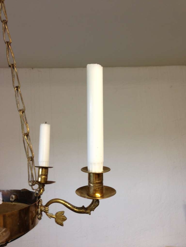Swedish Karl Johan Chandelier In Good Condition In New York, NY
