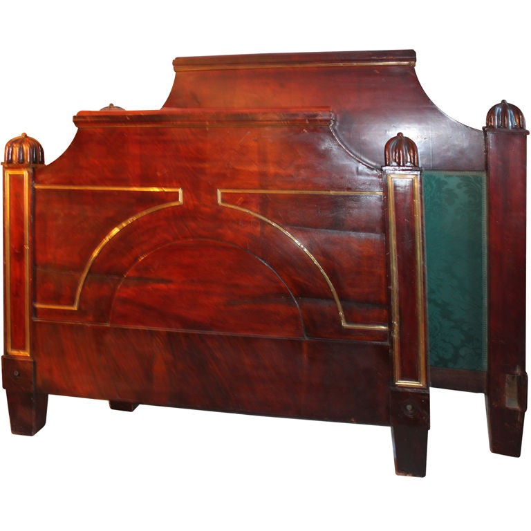 A Russian Mahogany Bed For Sale at 1stdibs