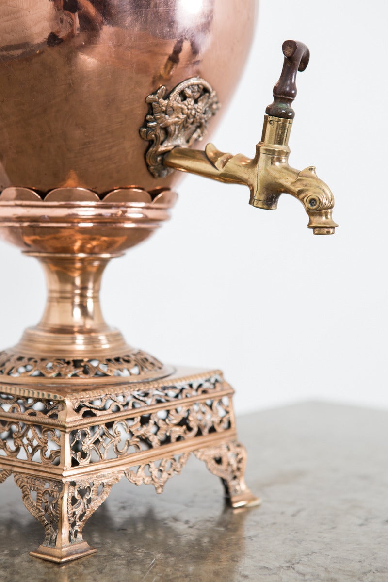 Swedish Hot Water Container in Copper