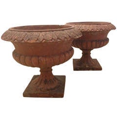 Pair of Italian Terracotta Urns