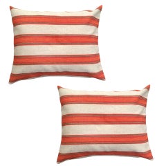 Pair of Pillows Made from Swedish Fabric