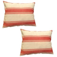 Pair of Pillows Made from Swedish Fabric