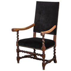 European Baroque Armchair, 1650-1750 12