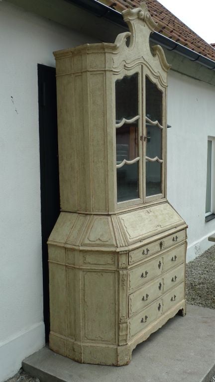 19th Century Venetian Secretary Bookcase