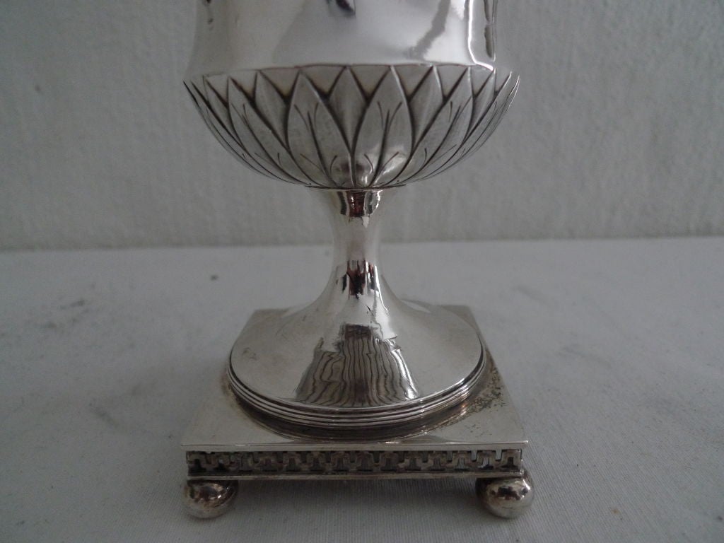 Swedish Gustavian Silver Sugar Bowl In Good Condition In New York, NY