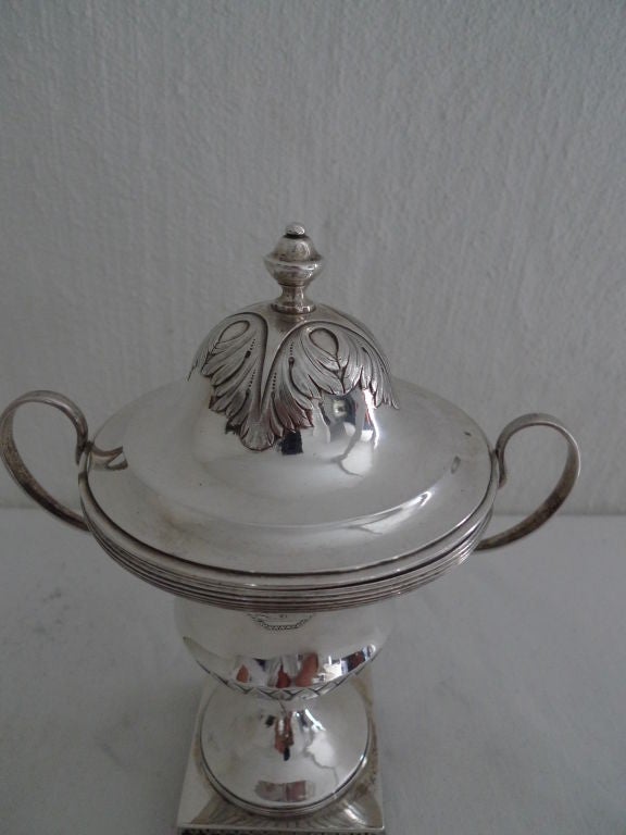 Swedish Gustavian Silver Sugar Bowl 1