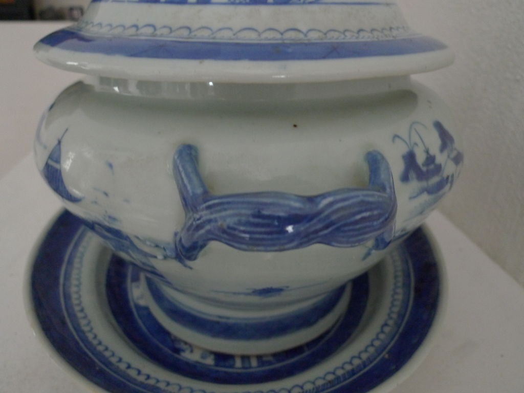 Chinese Blue and White Tureen