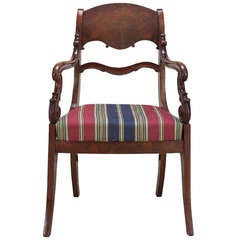 Antique Single Russian Armchair