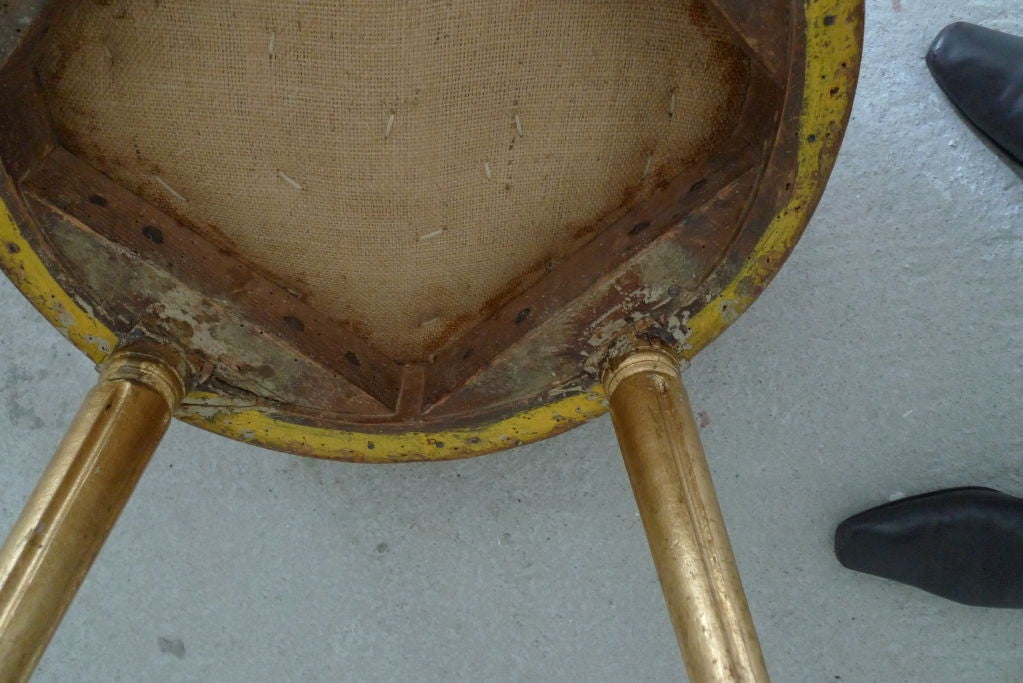 18th Century and Earlier Round Swedish Gustavian Stool