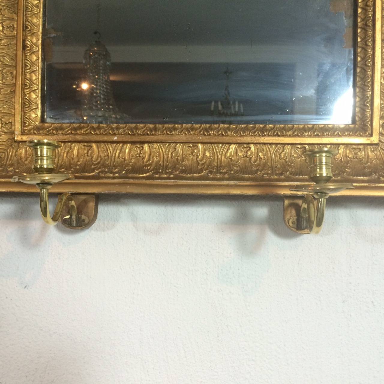 Swedish Neoclassical Mirrored Wall Sconces 2