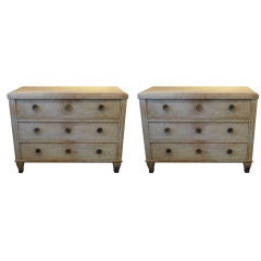 An Assembled Pair of Swedish Gustavian Chests
