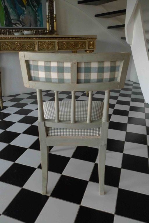 Swedish Pair of Gustavian Side Chairs