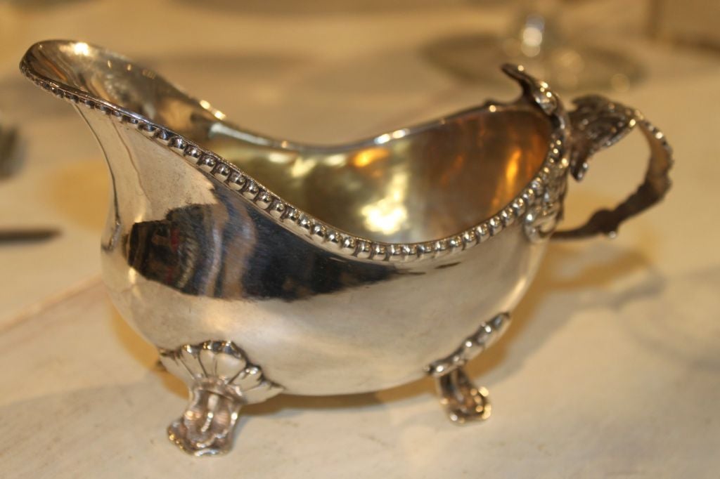 18th Century and Earlier Swedish Rococo SIlver Saucer For Sale