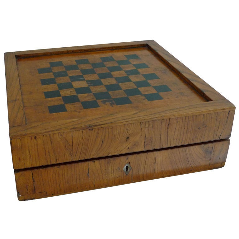 A Rare Large Swedish Chess/Backgammon Game at 1stdibs