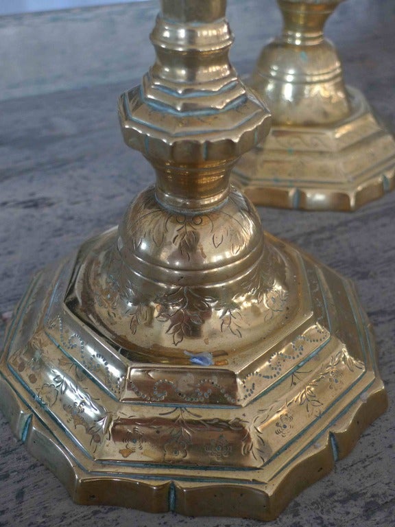 Pair of Baroque Candlesticks