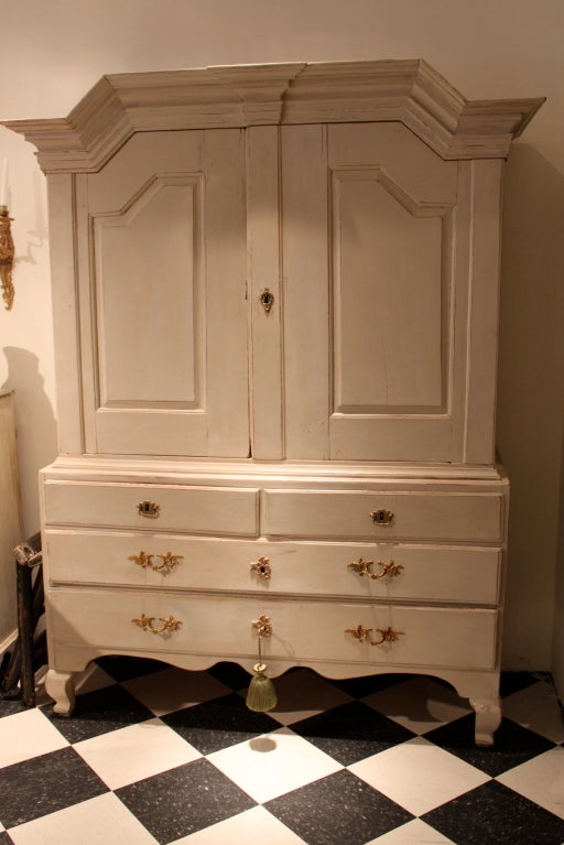 Swedish Rococo Cabinet