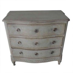 Rare Swedish Gustavian Chest of Drawers