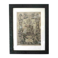 Grabado Francés Siglo XIX Blanco y Negro Francia