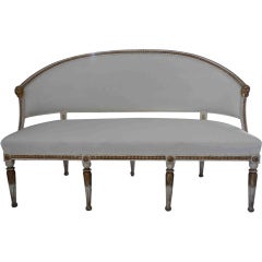 Swedish Neoclassical Love Seat