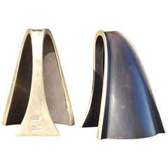 Austrian Bronze Bookends for Saks Fifth Avenue