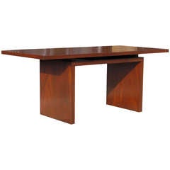Modernist Mahogany Dovetailed Desk