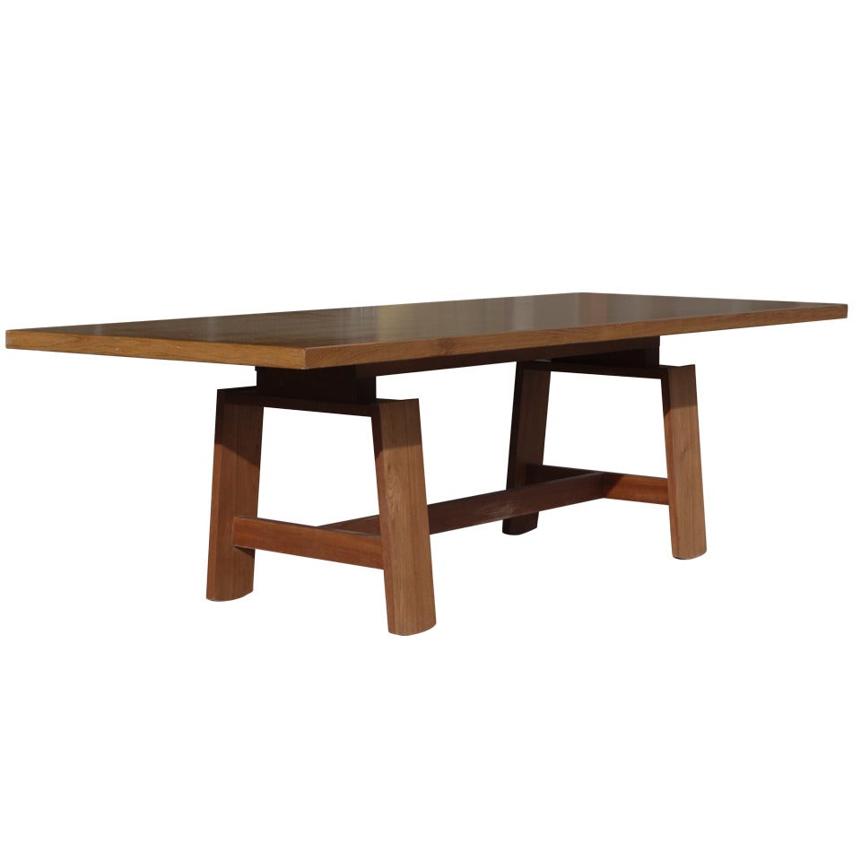 Large Dining Table by Silvio Coppola for Bernini For Sale