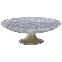 Large 1930's Roticello Tazza by Venice & Murano Co. 8