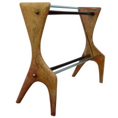 Aldo Tura Parchment Magazine Rack 9