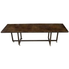 Bronze Coffee Table Attributed to Philip And Kelvin Laverne