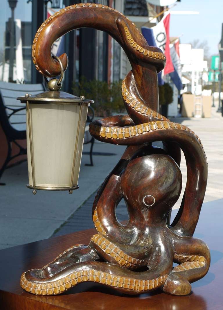 Italian Octopus Lamp by Aldo Tura